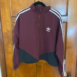 adidas Vintage Half Zip Up Pullover
